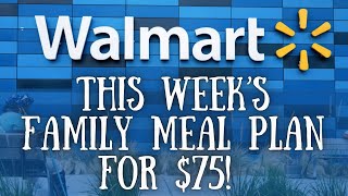 $75 REAL Food LARGE Family WEEK Long MEAL Plan w/ Recipes & Grocery List! #cooking #budgetmeals