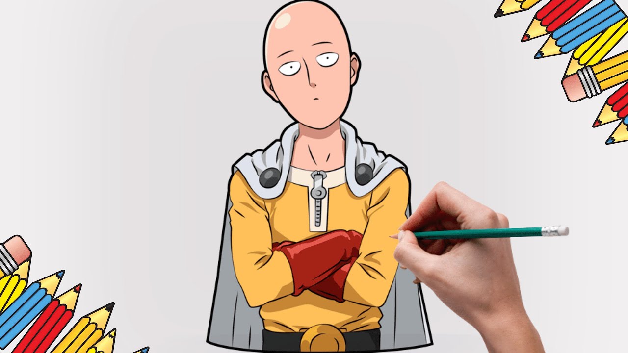 Como desenhar o Saitama (One Punch-Man) - YouTube