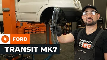 Hoe een voorste remslang te vervangen van de FORD TRANSIT MK7 [AUTODOC-HANDLEIDING]