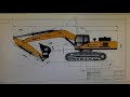 Drawing of the excavator from syringes with remote control. Чертеж экскаватора