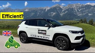 Jeep Compass 4xe - Plug-In Hybrid - Fuel Economy test with empty battery