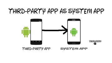 HOW TO INSTALL THIRD-PARTY APP AS SYSTEM APP ON ANDROID