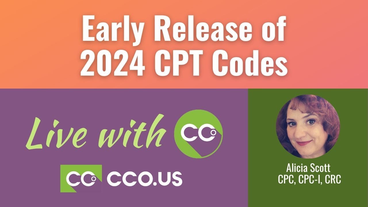 Early Release of 2024 CPT Codes YouTube