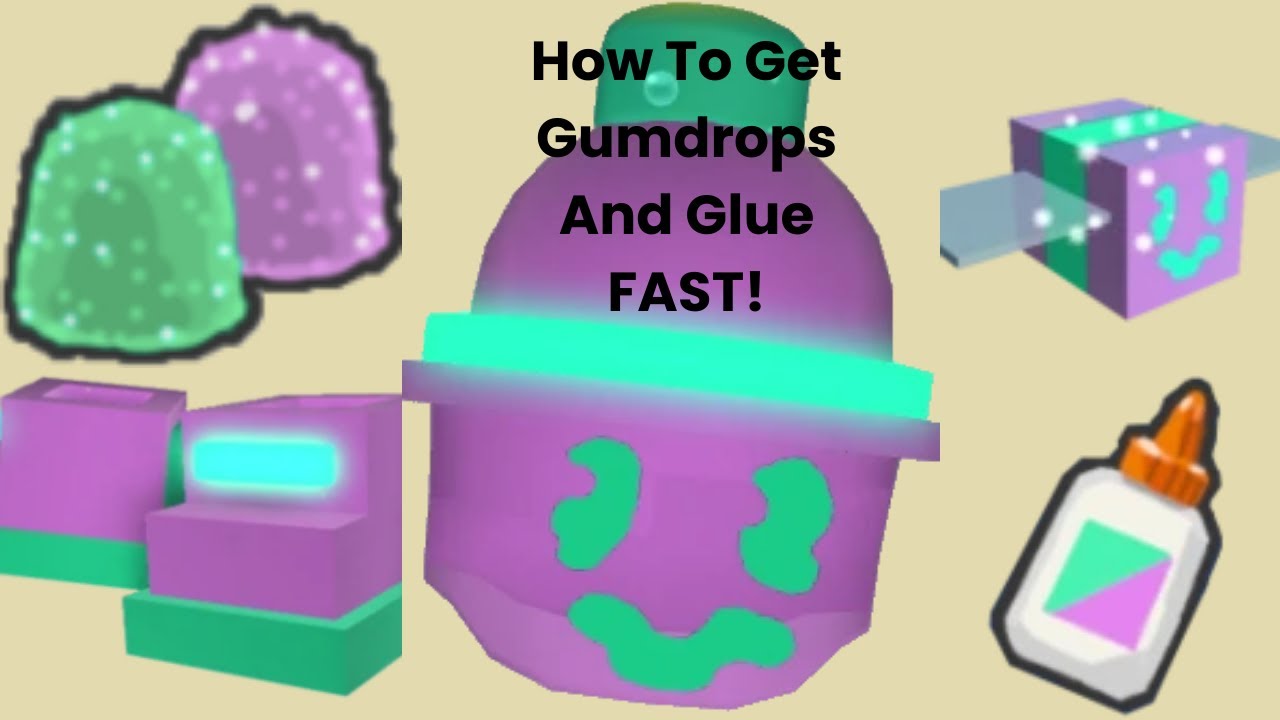 How To Quickly Get The Gummy Mask Gumdrops And Glue Bee Swarm Simulator Tutorials Part 7 