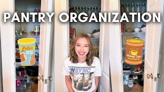 SMALL SPACE PANTRY SPRING CLEAN &amp; ORGANIZATION | Pantry Spring Cleaning 2021