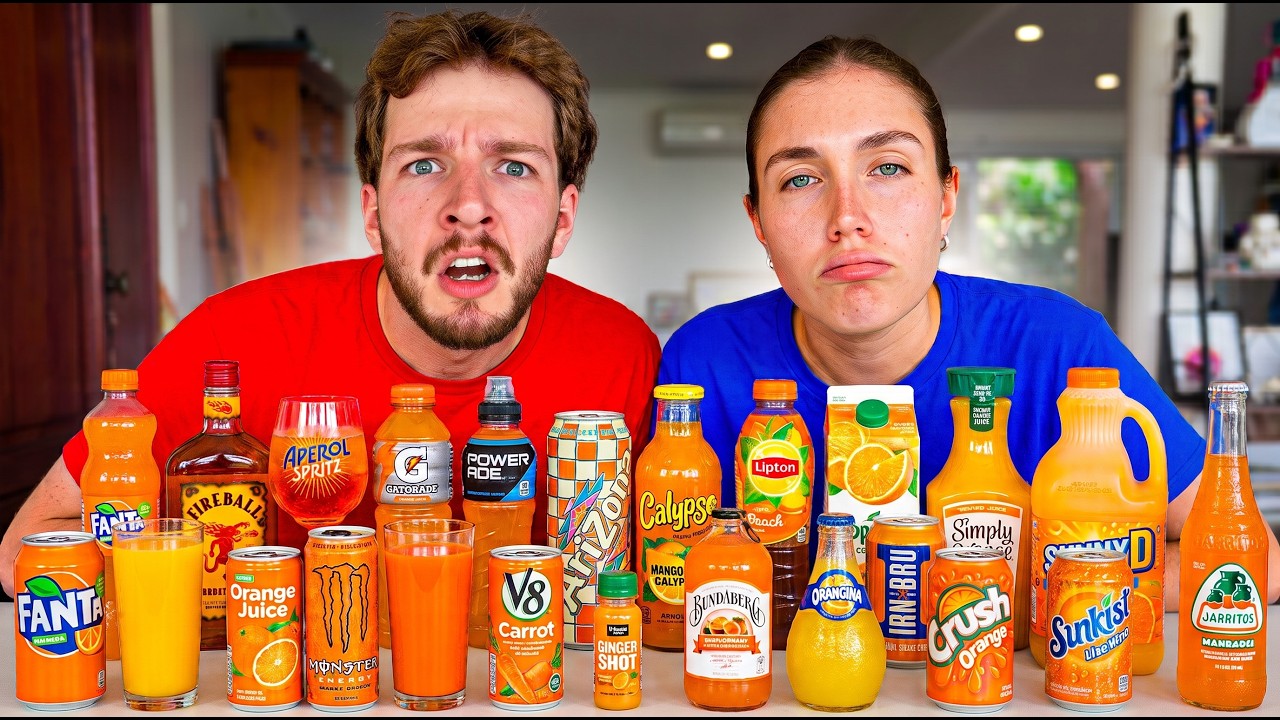 ON TESTE 23 BOISSONS ORANGE D'AFFILÉE (elo fini saoule)