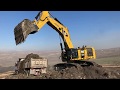 Caterpillar 6015B Excavator Loading Trucks And Operator View - Sotiriadis Ate