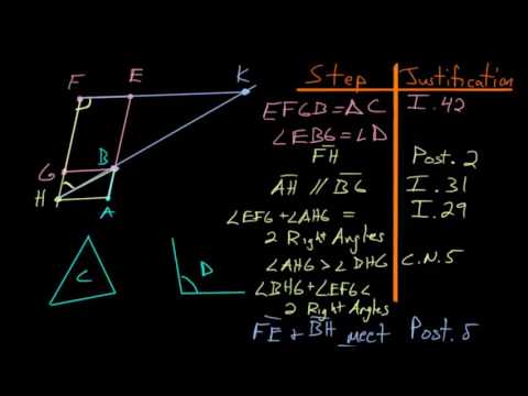 Euclid's Elements Book 1: Proposition 44, Constructing a Parallelogram 2