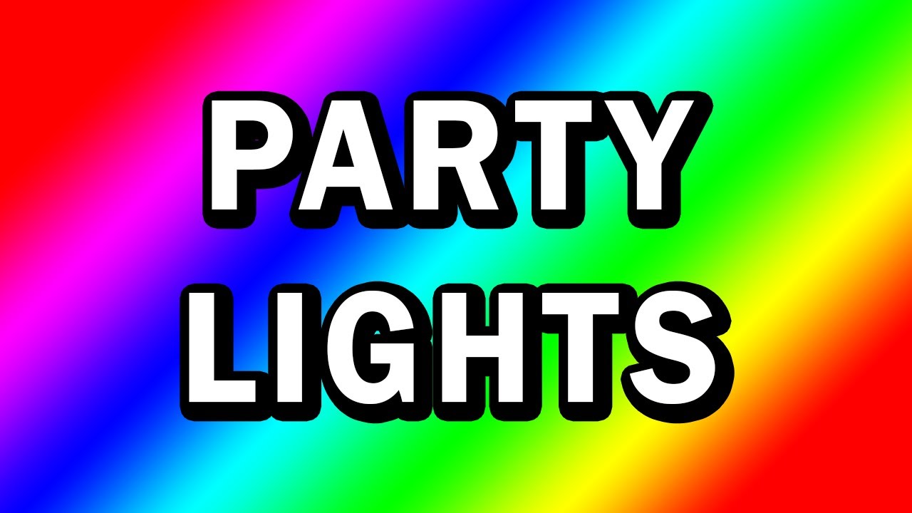 Party Lights - Flashing Lights with 10 Colors & Dance Music [10