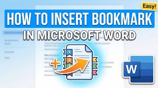 How to Insert Bookmark in Word । Quick Tutorial