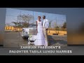 Zambian presidents daughter tasila lungu  patrick mwansas official wedding