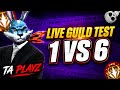 1 vs 4 guild test With Facecam And Reaction