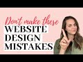 Website Design Tips - Don&#39;t make these 6 website mistakes!