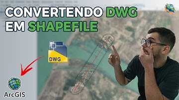 Como converter DWG (AutoCAD) para Shapefile no ArcGIS
