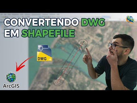 Como converter DWG (AutoCAD) para Shapefile no ArcGIS