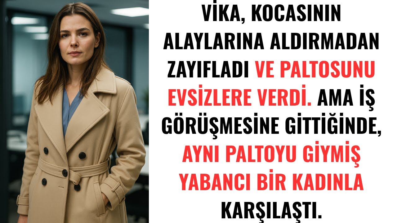 ZAYIFLAYAN VİKA PALTOSUNU EVSİZLERE VERDİ… AMA İŞ GÖRÜŞMESİNE GİTTİĞİNDE, KENDİ EŞYASINI GİYMİŞ...