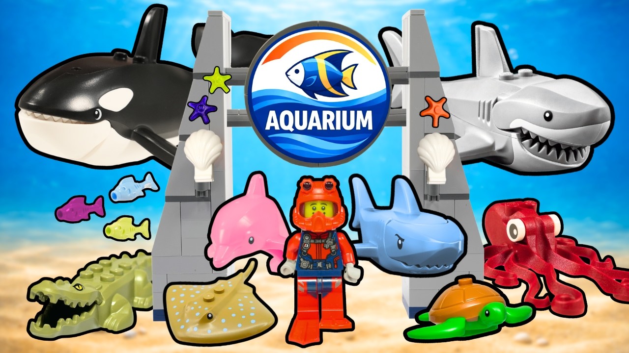 I Built an Aquarium In Lego