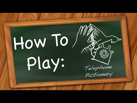 How to play Telephone Pictionary