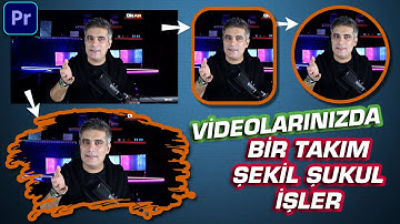 VİDEOYA İSTEDİĞİN ŞEKLİ VER! Premier Pro da Videoyu Yuvarlak-Kare Çerçevelere Yerleştir ve Kırp!