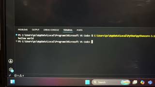 For a first code or a line of python programm for beginners 