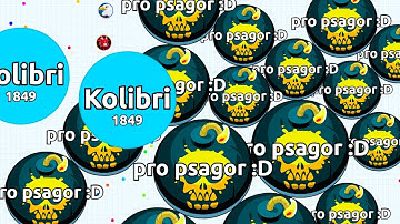 AGARIO SOLO DESTROYING TEAMS ( Agar.io Solo Gameplay )