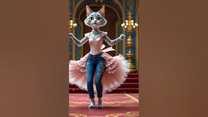 Video 7587381: cat lover dance, cute cat funny dance