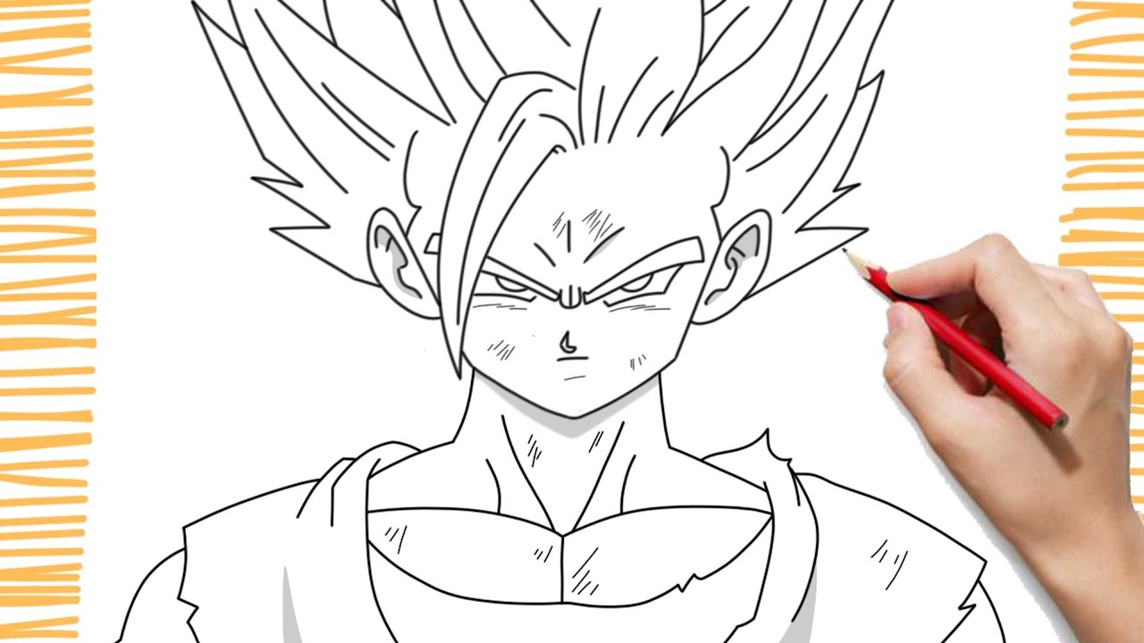 Respondendo a @goku_black85898 tutorial de como desenhar o Gohan Super