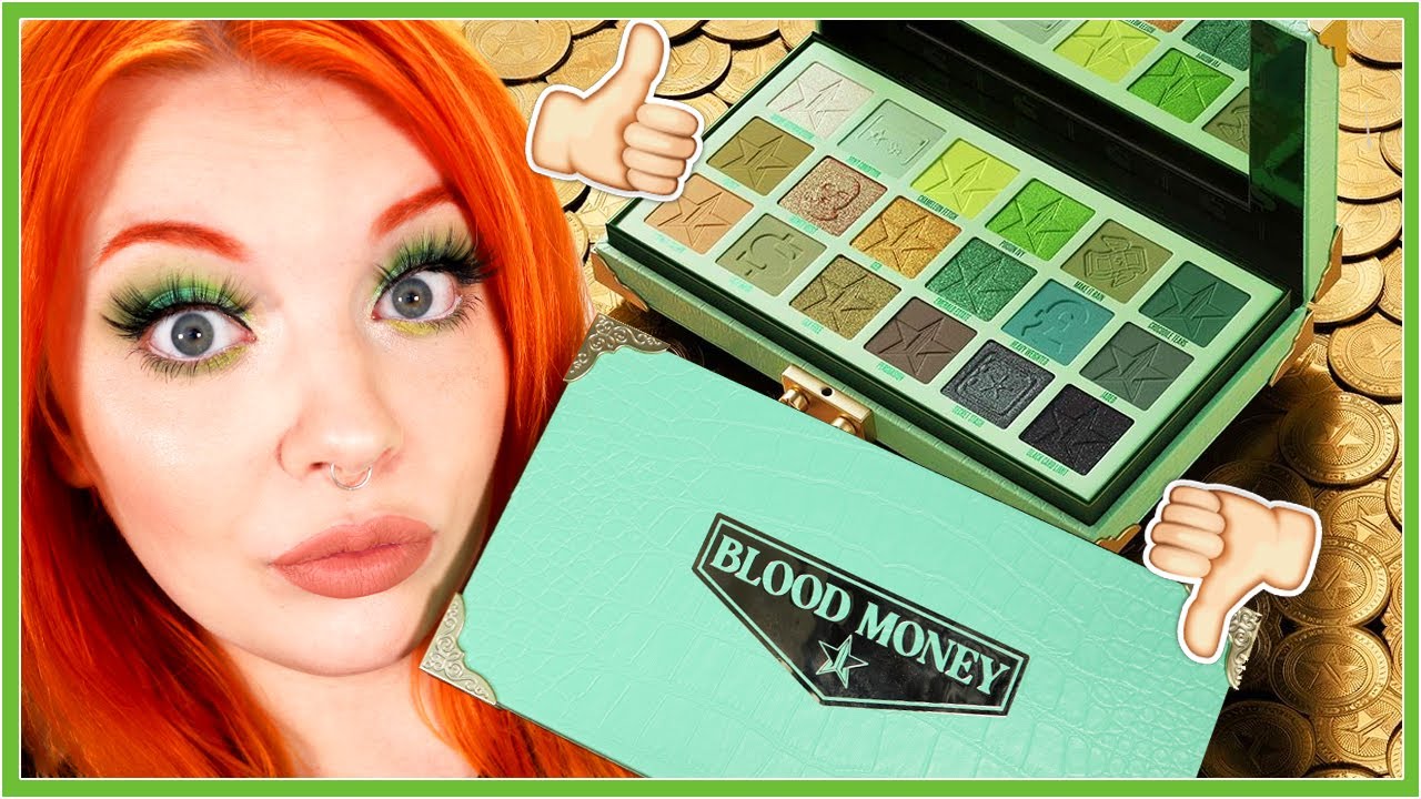 Jeffree Star Cosmetics Blood Money Palette 💵 Swatches + First ...