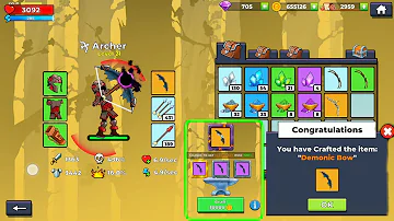 The Archers 2 Craft Rare, Epic & Legendary Bows  | Craft Legendary Bow in The Archers 2