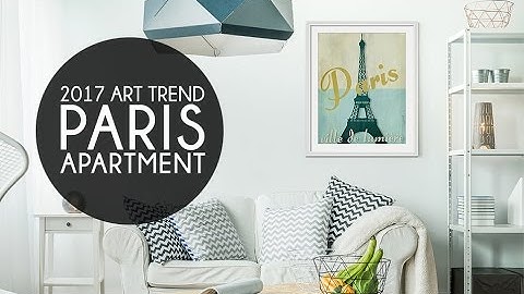 Paris Apartment I Decorating Ideas I FRAMED ART TV