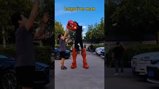 Wearable Iron Man, robot costume 2.8m tall #transformers #robot #anime #ironman #ironmanstatus