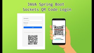 Spring Boot & React - QR Code Login From Phone With Sockets