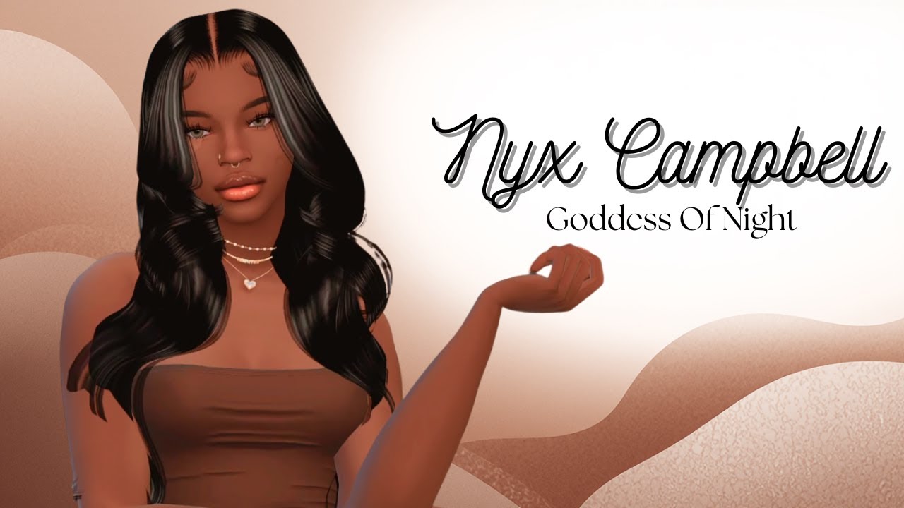 Sims 4 CAS x The Goddess Of Night (LP Coming soon xo)