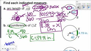 Honors Geometry Lesson 11 1 Video