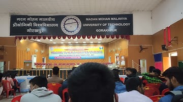 MMMUT Gorakhpur induction program for new student.