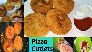 Pizza Cutlets | Cheese Stuffed Pizza Cutlets | My Food Galaxy screenshot 5