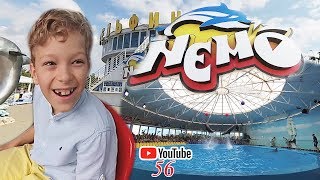 Никита едет в дельфинарий НЕМО, ШОУ дельфинов для детей Никита едет в дельфинарий НЕМО, ШОУ дельфинов для детей