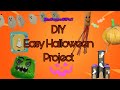 DIY EASY HALLOWEEN PROJECT/ CREAZIONI FACILI E VELOCI A TEMA HALLOWEEN 👻