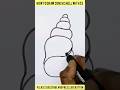 How To Draw Conch Shell With 53 Shorts Shortsfeed Ytshorts Artbynabendu Viralvideo