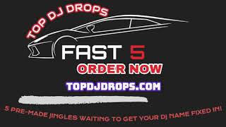 5 Power Jingles -Fast and easy dj drops on the web for $39