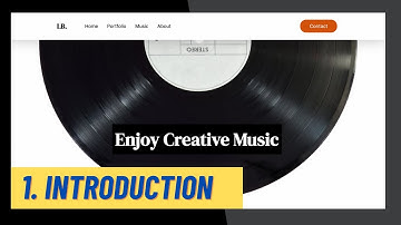 Design A Modern Responsive Musician Portfolio Website Using HTML, CSS & JS (Part 1)