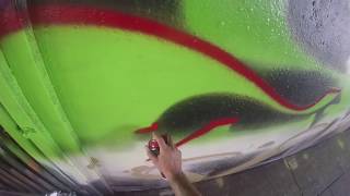 Graffiti - SOTEP - Red and green never looked so clean