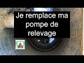 Comment raccorder une pompe de relevage