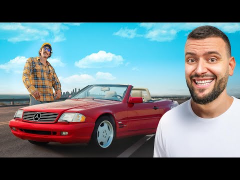 Why does he drive a 1993 SL500 V8? The last beautiful Mercedes...