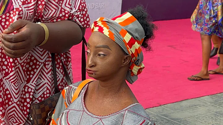 ARRIVAL OF AUNTY RAMOTA AT ANIKULAPO: THE RISE OF THE SPECTRE MOVIE PREMIERE PRODUCER:KUNLE AFOLAYAN