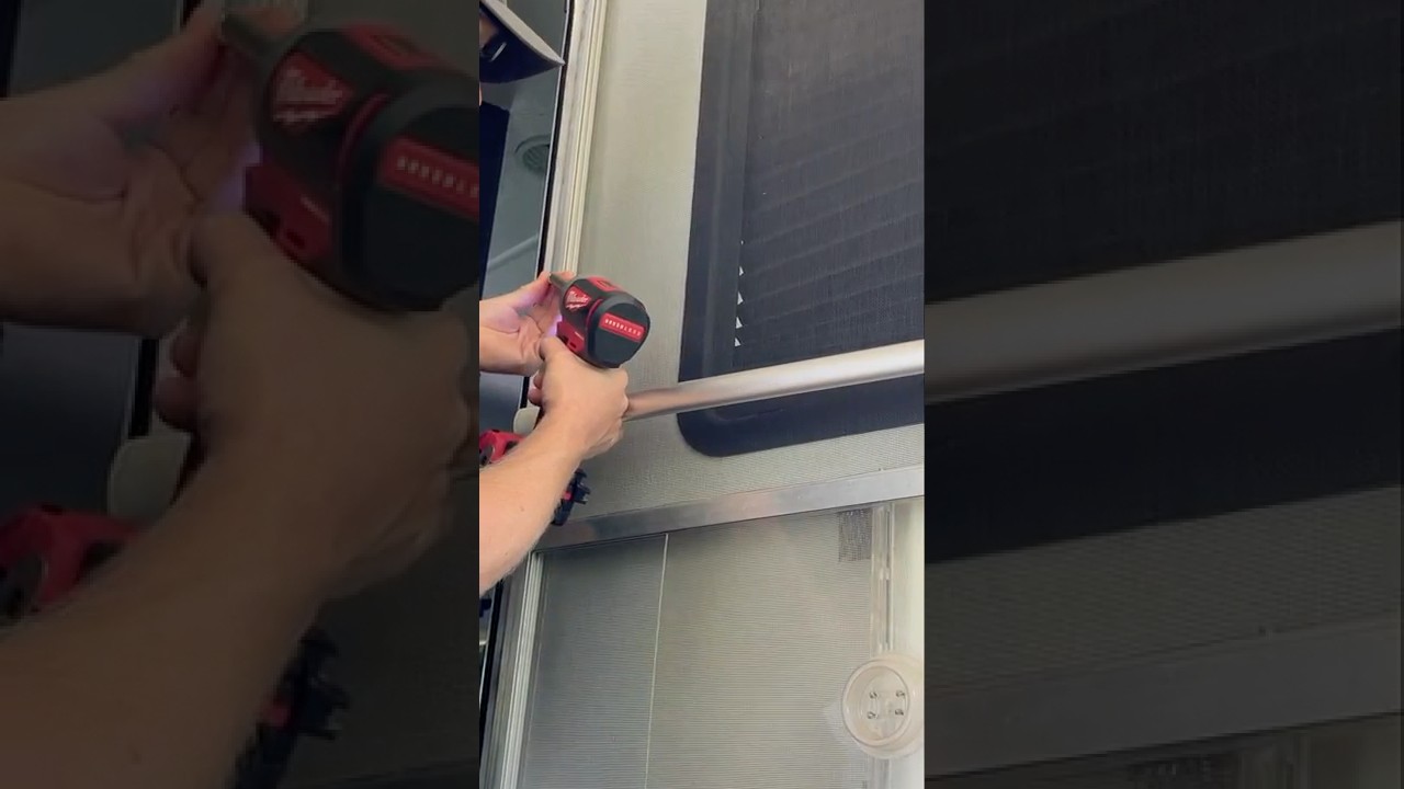 Easily Install a Screen Door Handle for Your RV