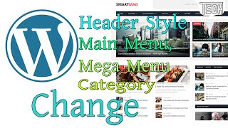 #2 Header Home Manu Logo change smartmag customization