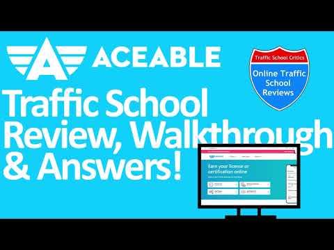 Aceable Traffic School Review, Walkthrough, and Exam Answers