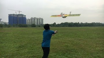 Twin motor Plank Wing with PIXHAWK autopilot