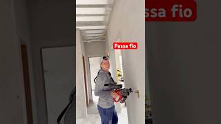 Passa fio a bateria SGT sigman #dicas #obra #construção #pedreiro #casa